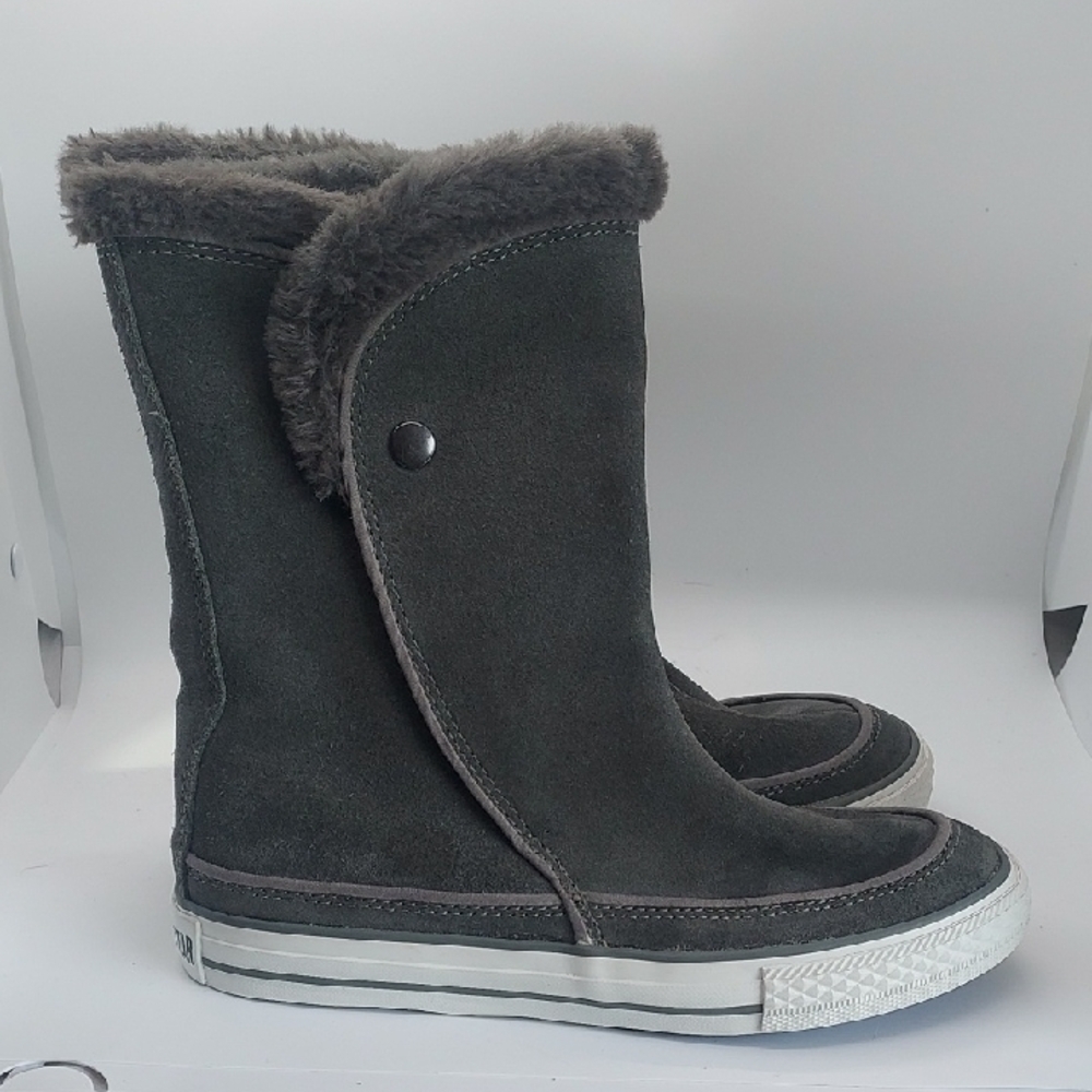 Converse All-stars Beverly Fur-lined Suede  Boots Womens US Size‎ 6